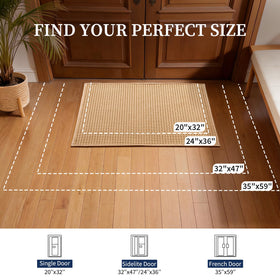 YIHOUSE indoor door mat 24-36 ideal for entryways and front doors