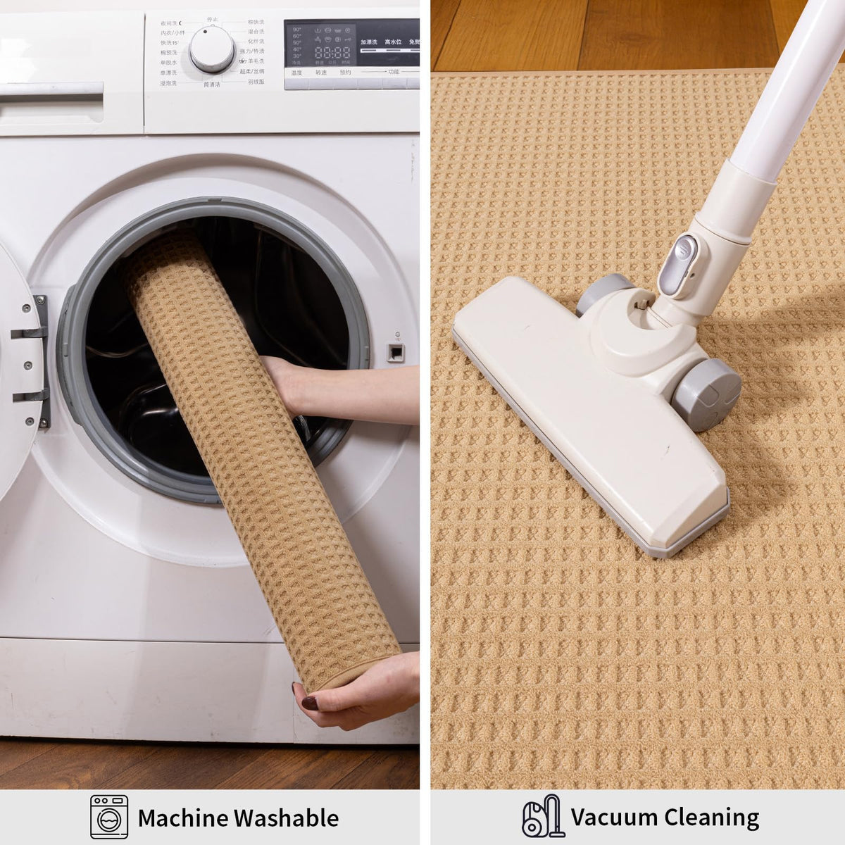 YIHOUSE indoor door mat 24-36 pet-friendly fabric resists claws and cushions paws