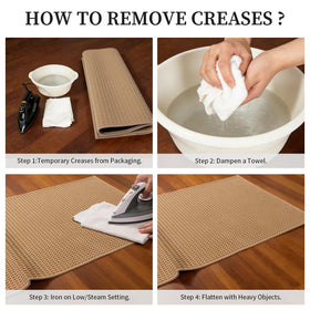 YIHOUSE indoor door mat 24-36 reinforced edges extend durability