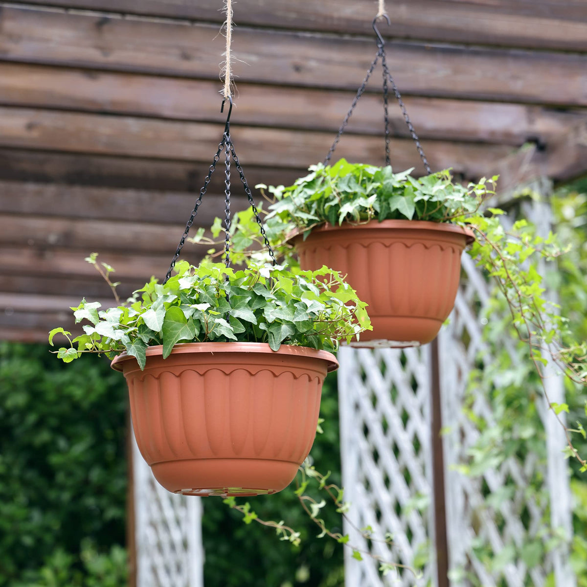 YIKUSH durable plastic construction resists weather for year-round use.