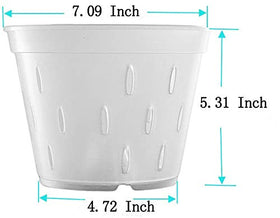 YIKUSH orchid pots in indoor setting illustrate lightweight everyday use.