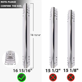 Yiming adjustable crossover tubes 4-pack, flexible fit for Char-Broil models.