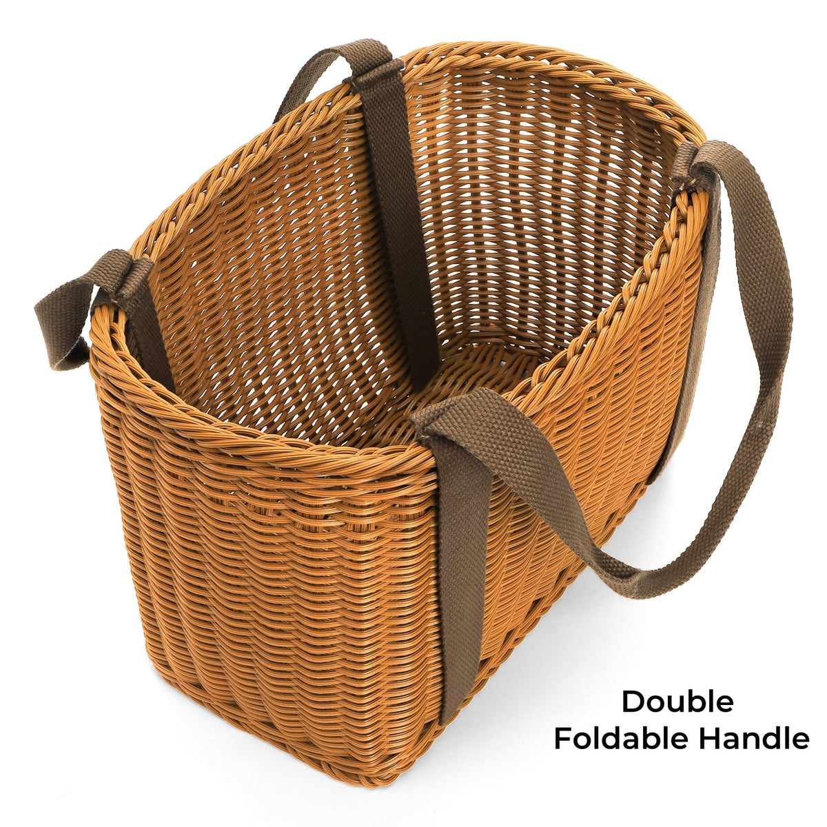 YIMITEE basket for food storage keeps small items organized.