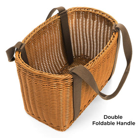 YIMITEE basket for food storage keeps small items organized.