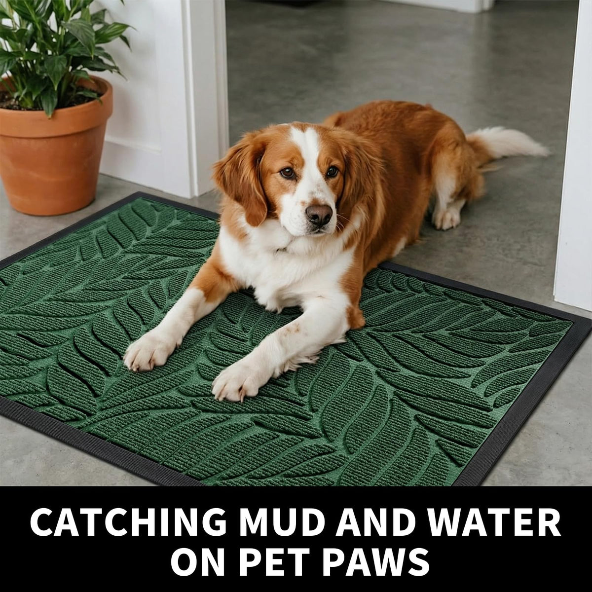 Yimobra non-slip backing prevents mat movement on various floors.