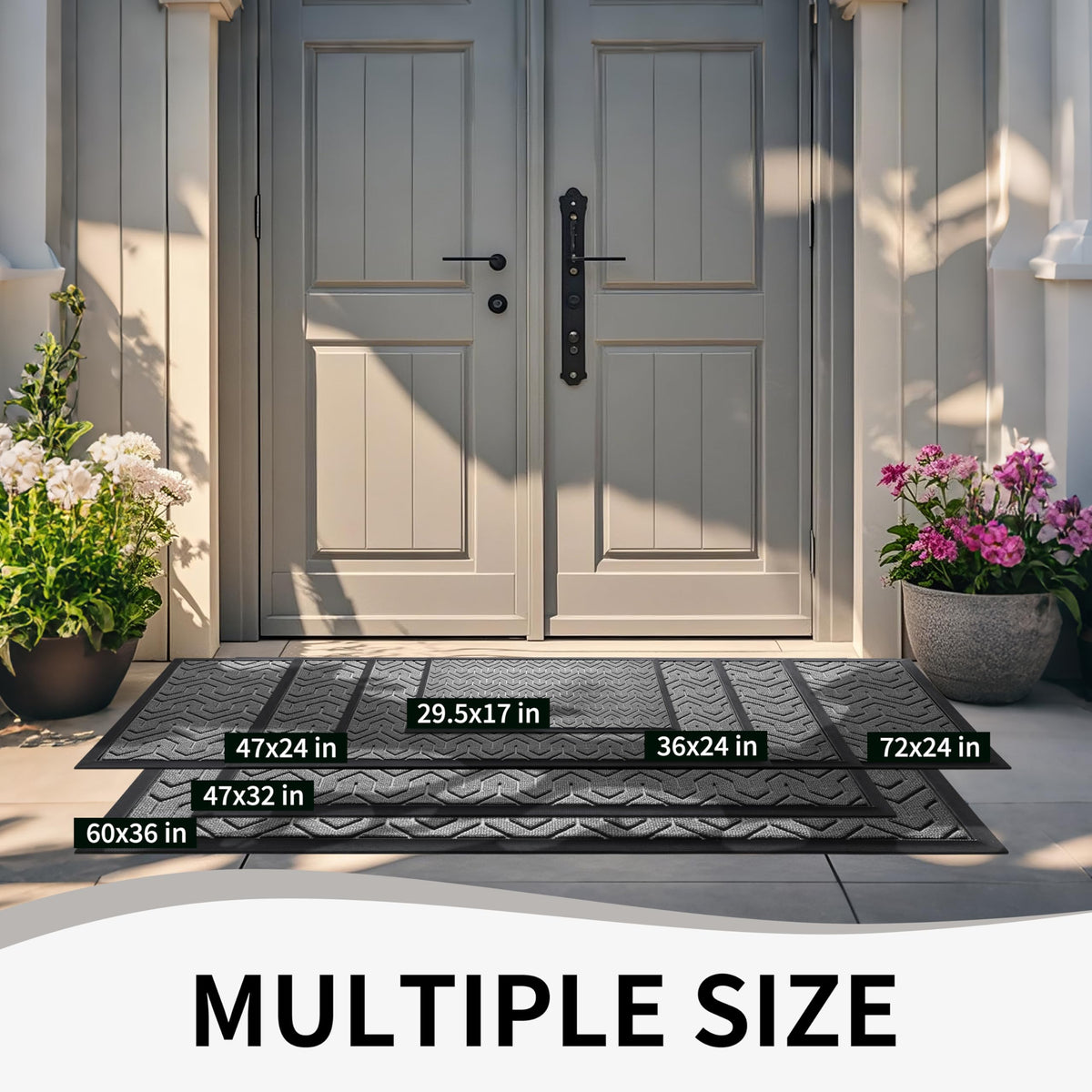 Yimobra versatile-use mat suitable for doors, garages, storefronts.