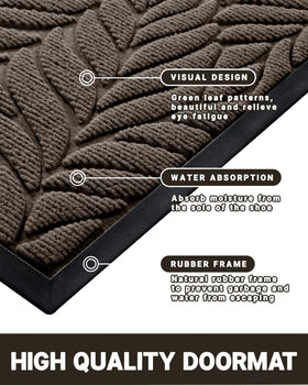 Yimobra mat being cleaned with a brush to remove dirt