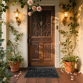 Yimobra front door mat is easy to clean and quick-drying
