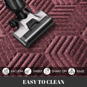 Yimobra heavy-duty outdoor mat withstands traffic on garages, patios, and entryways.