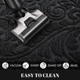 Yimobra garage/porch mat offers heavy-duty protection against mud