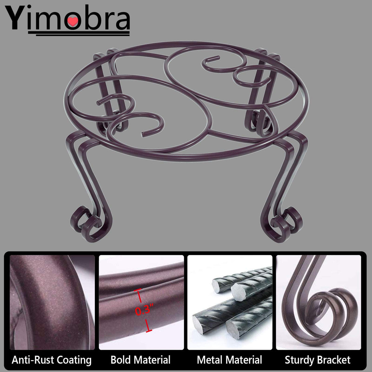 Yimobra heavy-duty stand side view showing robust build