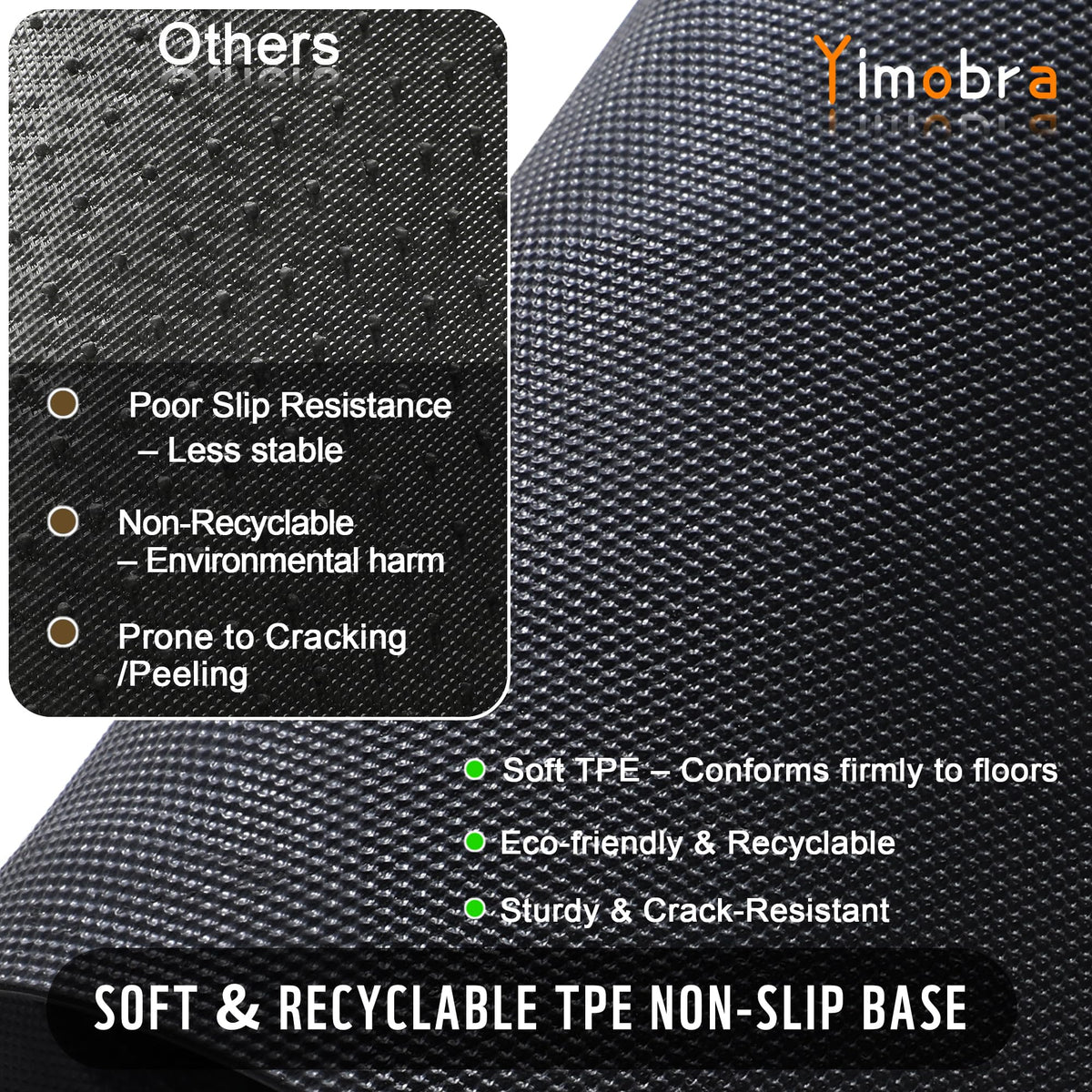 Yimobra indoor-outdoor entryway mat ready for versatile placement