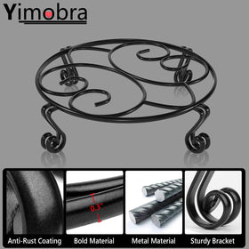 Yimobra Original plant stand features four-point stability to prevent tilting on any surface.