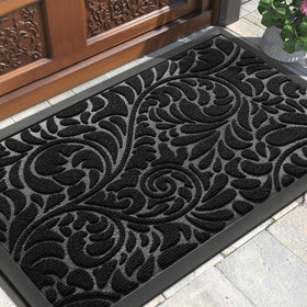 Yimobra outdoor door mat dirt-capture surface reduces indoor mess