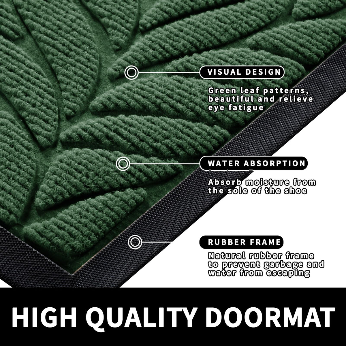 Yimobra versatile mat for indoor and outdoor entryways.
