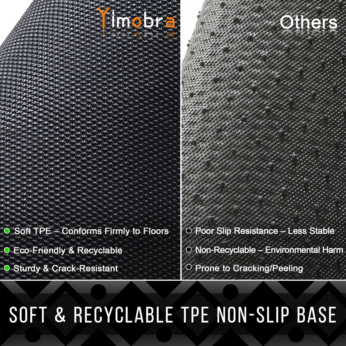 Yimobra polyester surface offers rugged durability for all seasons.