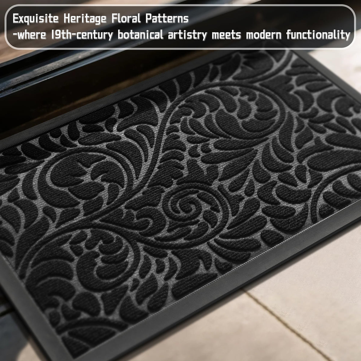 Yimobra outdoor mat features sturdy polyester for all-weather durability