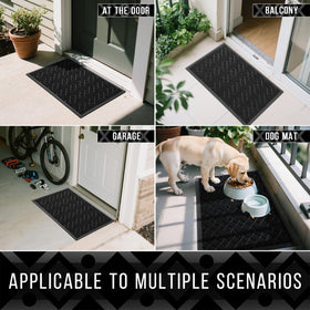 Yimobra front door mat fits outdoor and indoor entrances with versatile appeal.