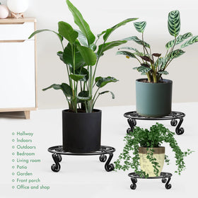 Yimobra 11.8in stand offers versatile indoor or outdoor placement for decor.