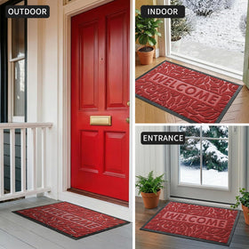 Yimobra Welcome Mat easy-clean surface ready for vacuum or rinse