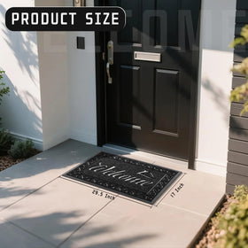 Yimobra welcome mat low-profile design enables smooth door operation