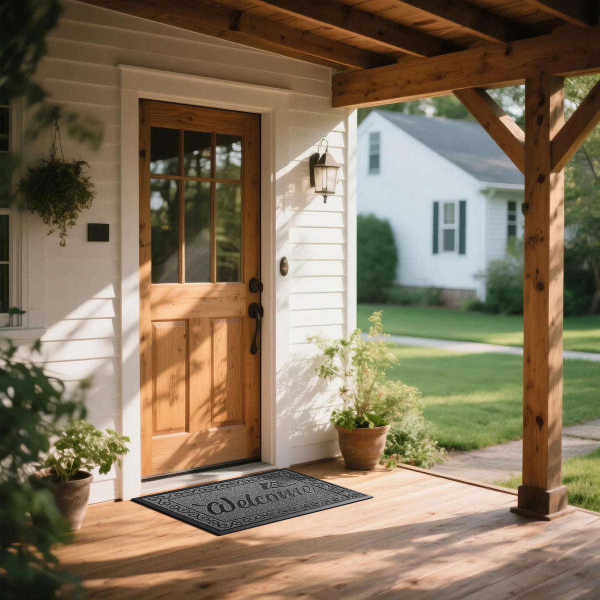 Yimobra mat with non-slip backing prevents slips during entry and exit