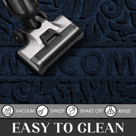 Yimobra mat is easy to clean with vacuum, broom, or rinse