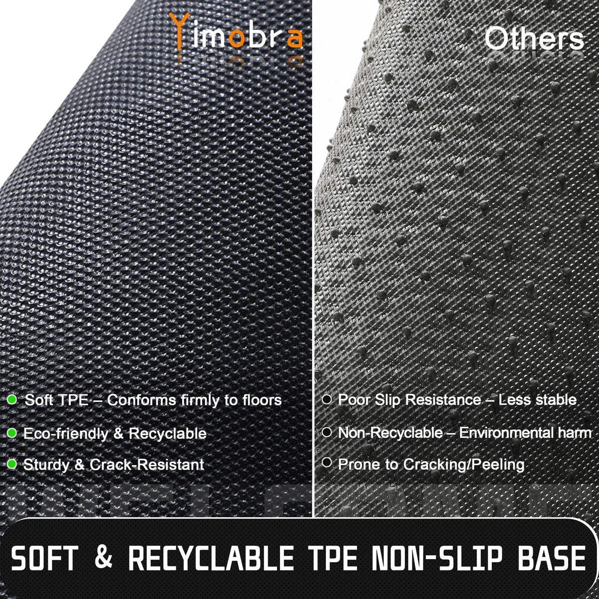 Yimobra Welcome Mat sturdy and versatile for porch, patio, garage, or office.