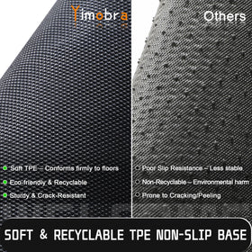 Yimobra welcome mat sturdy versatile build for indoors or outdoors