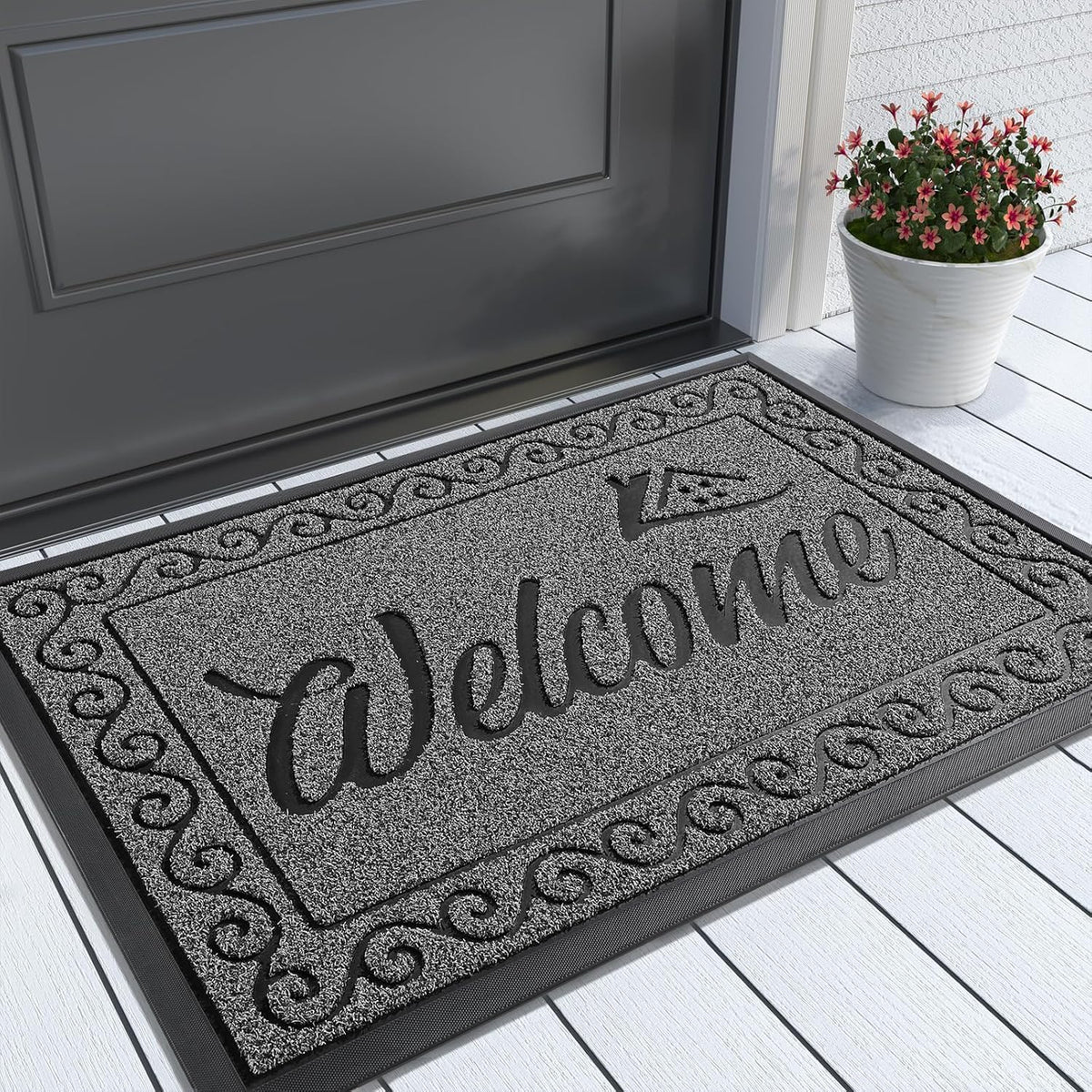 Yimobra welcome mat dirt-trapping surface at entry to keep floors clean