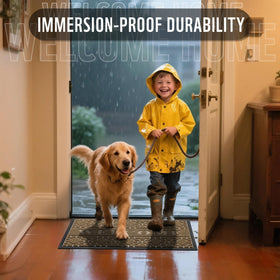 Yimobra Welcome Mat offers wide indoor and outdoor use at entryways.