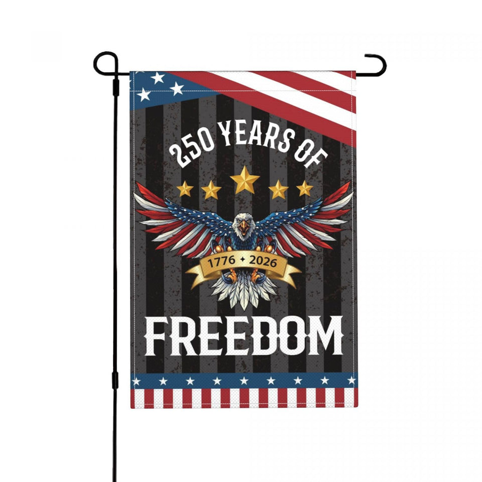 YINGFAN 250 Years America flag front view with bold 1776–2026 design for outdoor display