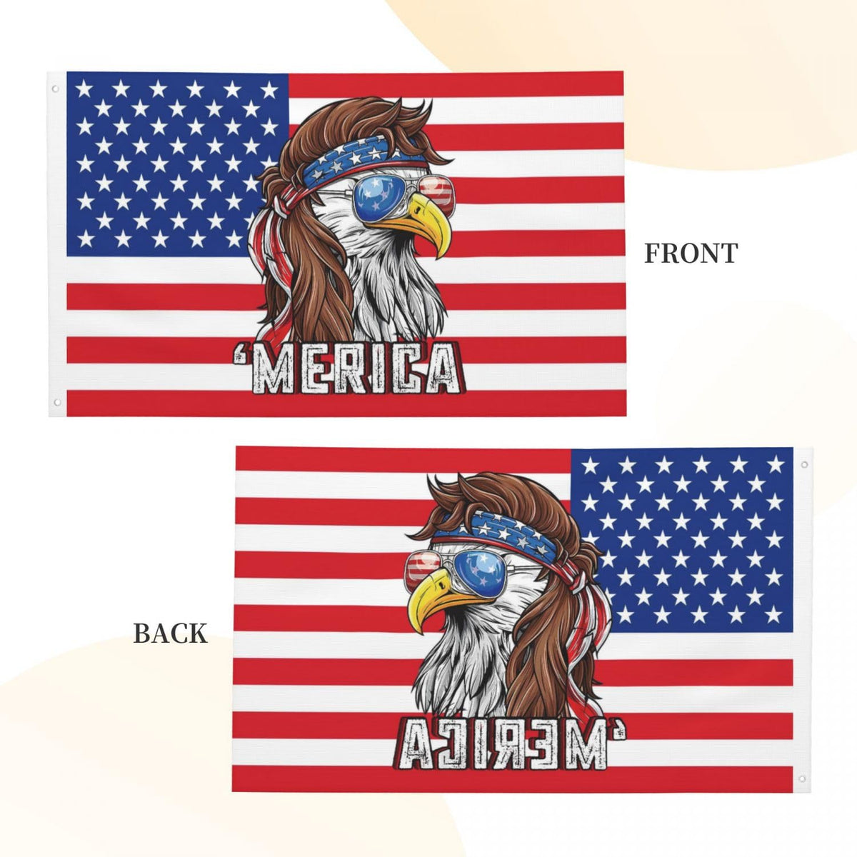 YINGFAN flag features double-stitched edges for long-lasting display