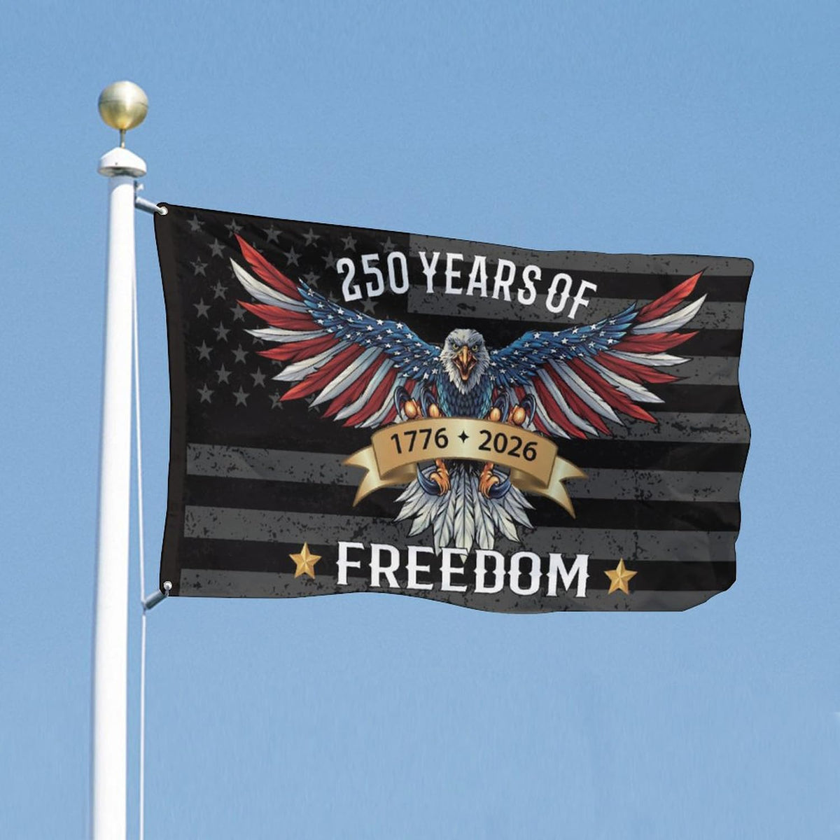 Ideal YINGFAN flag for yard, patio, or Independence Day display