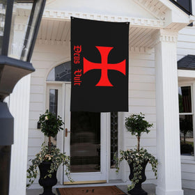 YINGFAN Jerusalem Cross banner with vivid colors for events
