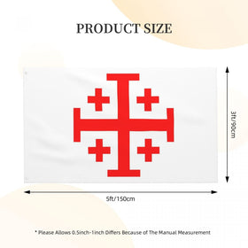 YINGFAN knights templar symbol flag with vivid design
