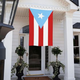 YINGFAN Puerto Rico flag with brass grommets ready for easy flagpole mounting