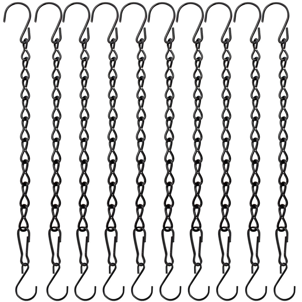 YINGFENG 10-pack hanging chains ready for outdoor plant and decor setups