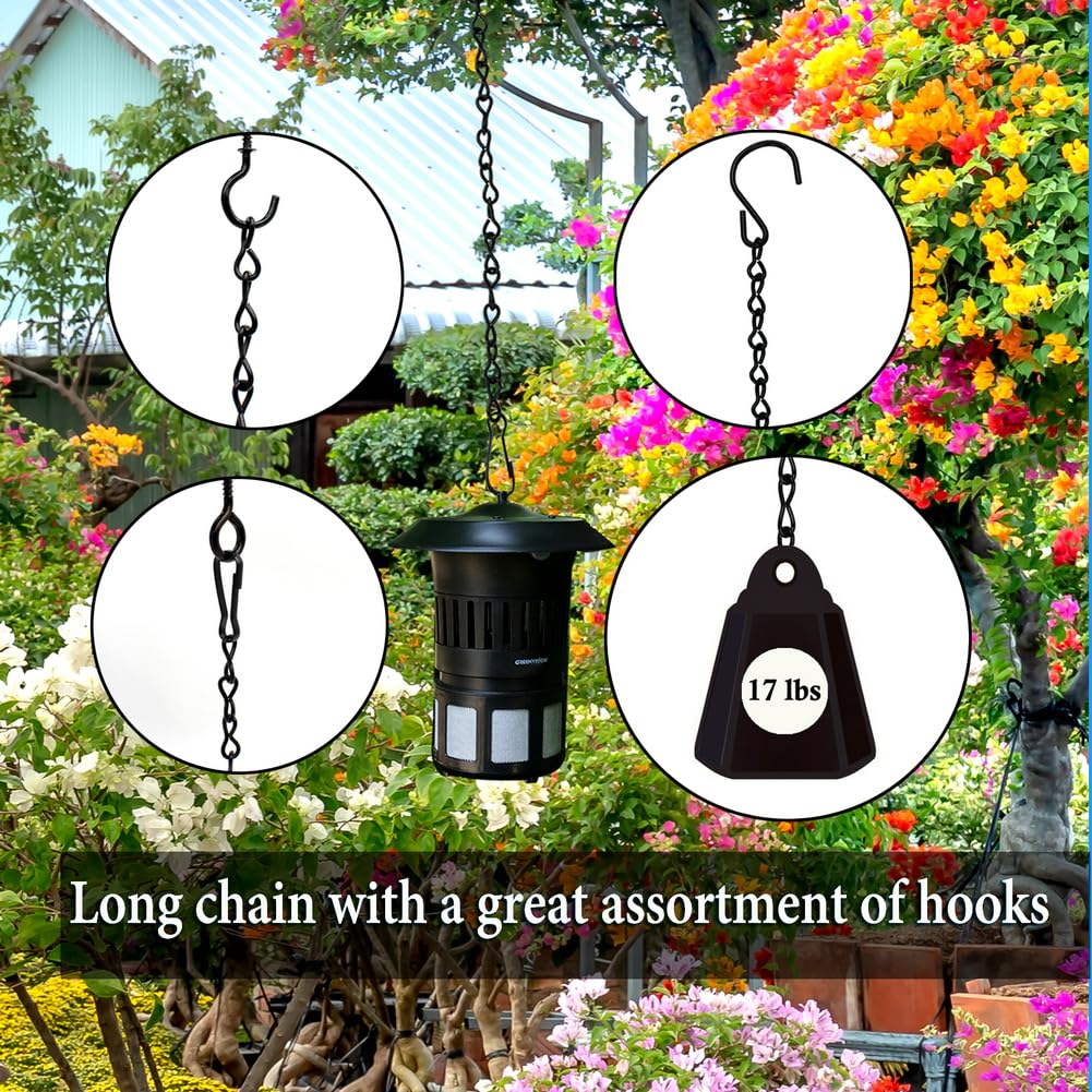 YINGFENG 13 clips secure decor and planters without slipping.