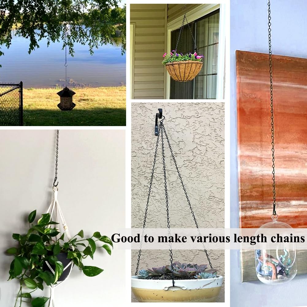 YINGFENG hanging basket chains in use show decorative versatility and adjustable height.