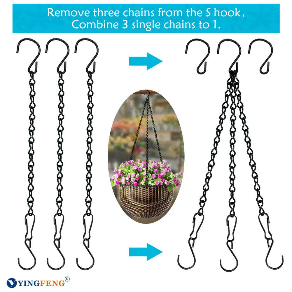 YINGFENG weather-resistant iron chains endure sun and rain for year-round use