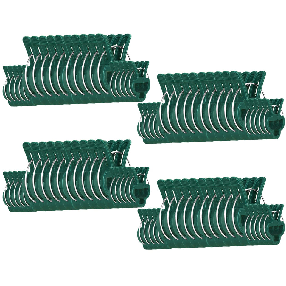 Yinghezu 80-pcs plant support clips in small and large sizes to support stems