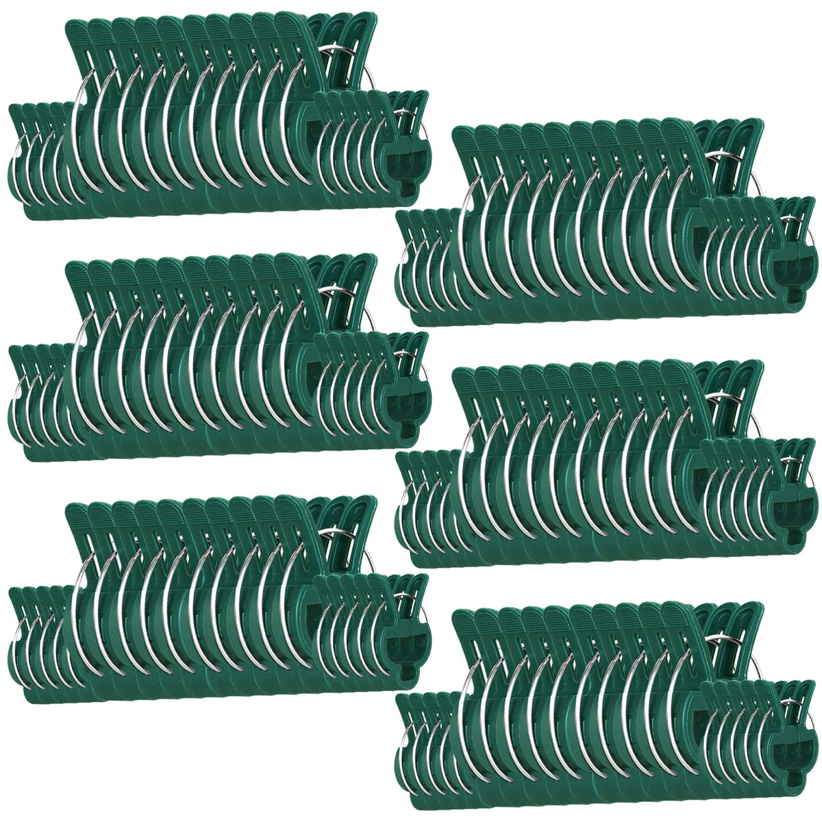 Yinghezu plant support clips pack shows small and large sizes for flexible staking.