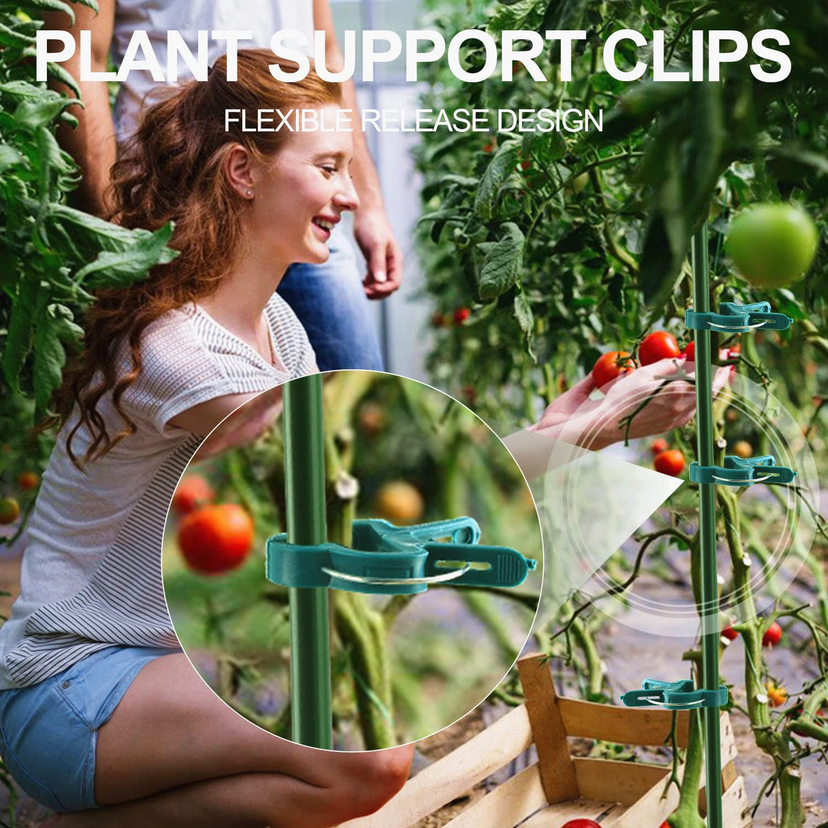 Yinghezu one-handed operation clip makes securing stems effortless.