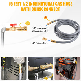 YINGKESI low pressure hose suits grills, patio heaters, ovens, and generators