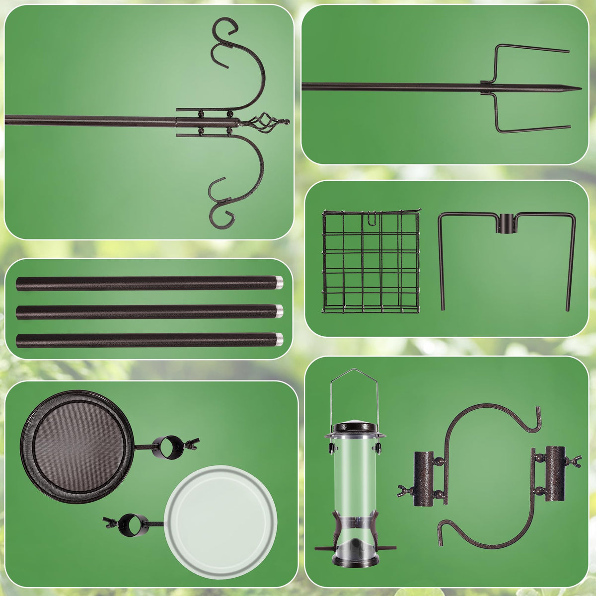 YINGYM 5-prong anchor ensures stable outdoor setup.