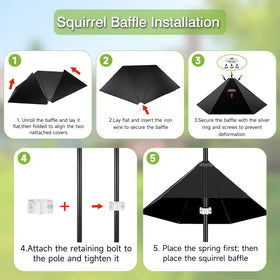 YINGYM screw kit for baffle mount secures attachment.