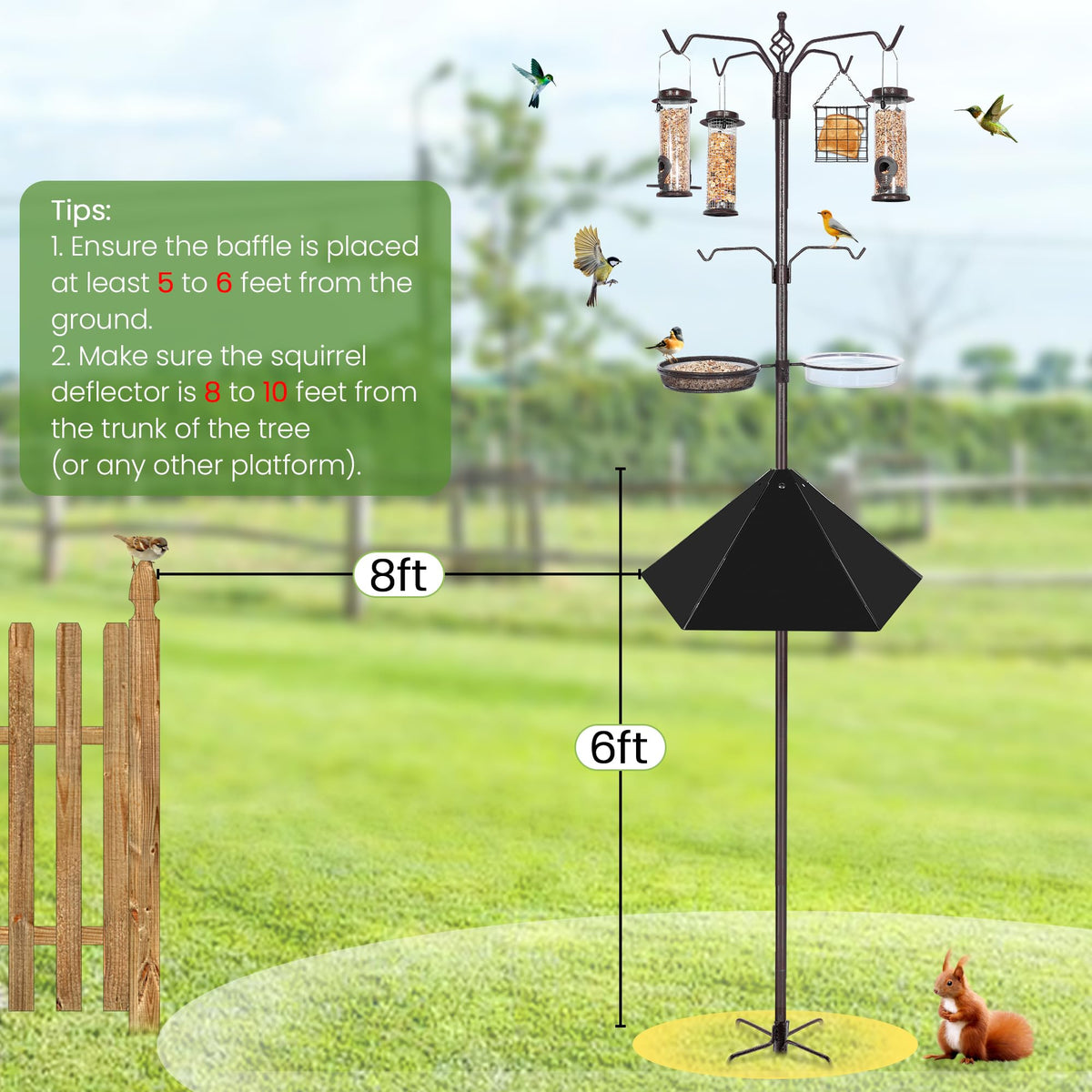 YINGYM six-piece baffle design forms a strong shield.
