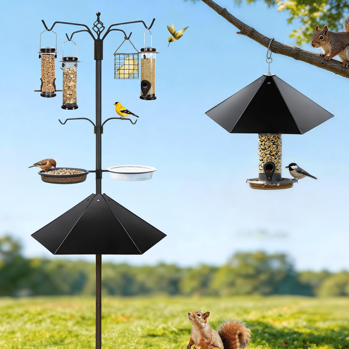 YINGYM squirrel-stop protector helps deter tree-dwelling pests.