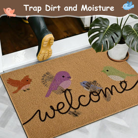 Yinhua Low-profile 17x30 Door Mat fits under doors while withstanding high traffic